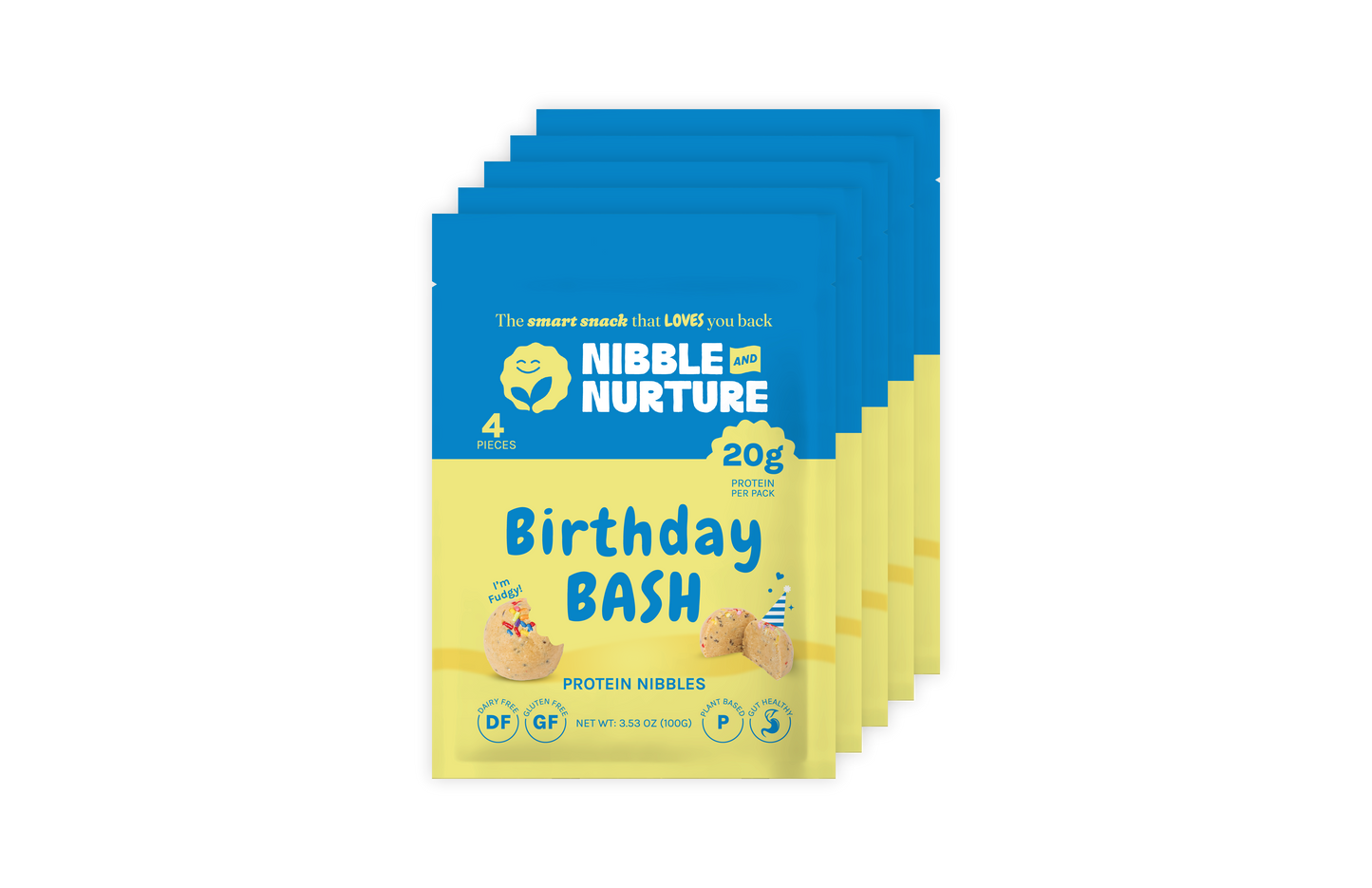 4pk Birthday Bash Protein Nibbler