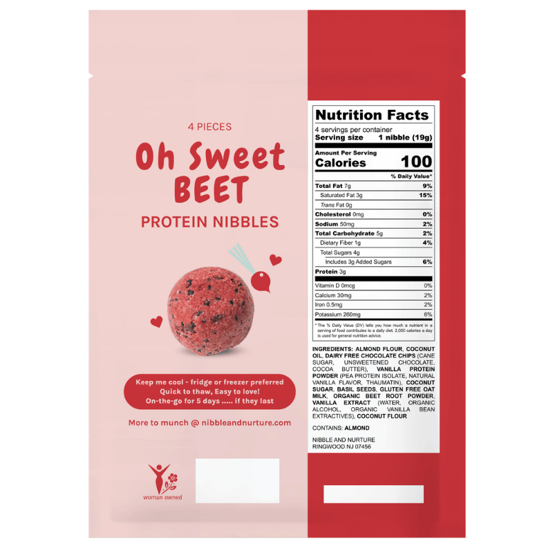 4pk Oh Sweet Beet Protein Nibbler
