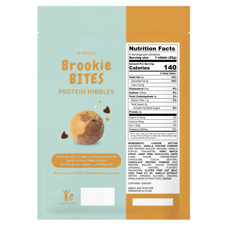4pk Brookie Bites Protein Nibbler