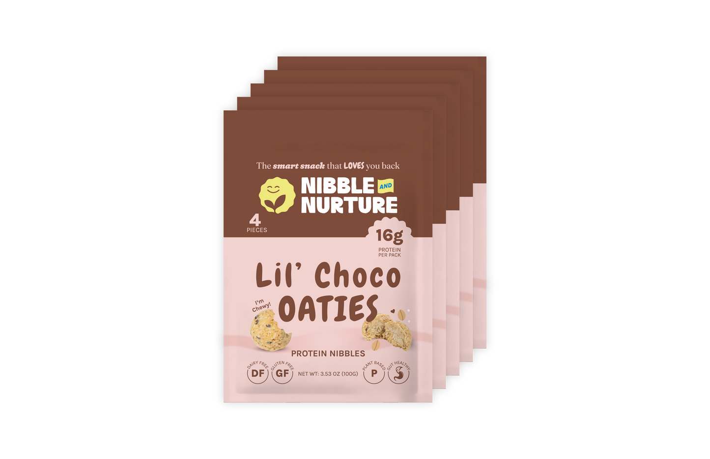 4pk Lil’ Choco Oaties Protein Nibbler