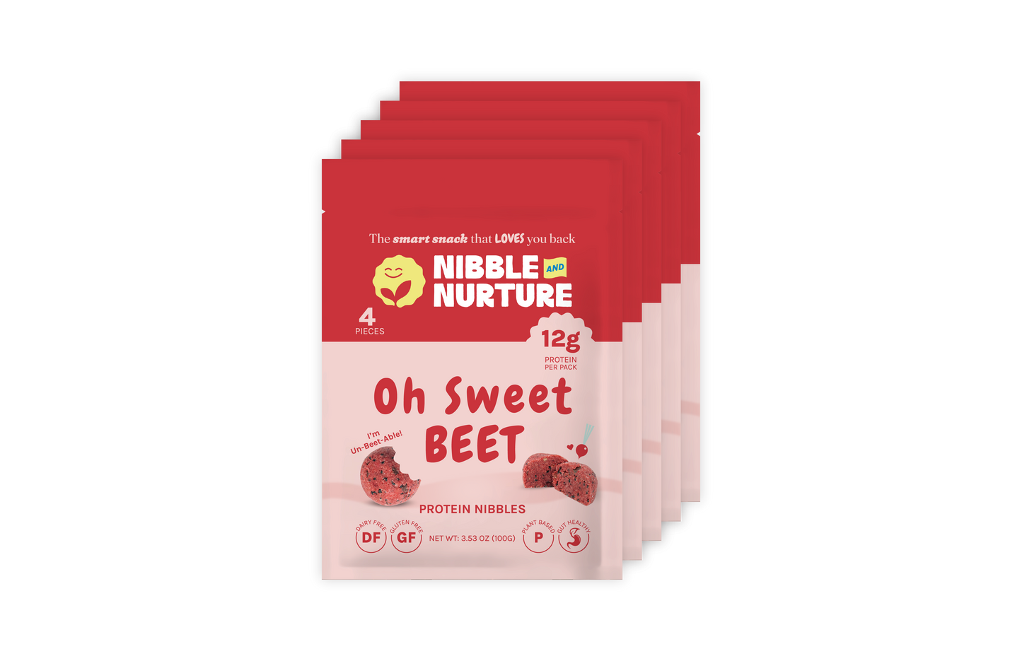 4pk Oh Sweet Beet Protein Nibbler